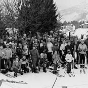 1965 - Uoeini udinesi partecipanti ai corsi di sci a Ravascletto