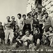 1972 - Escursionisti uoeini udinesi in vetta al monte Cuarnàn nel 50° della prima escursione della Sezione di Udine a questo monte