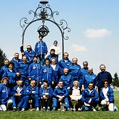 1986 - Componenti del Gruppo Marciatori Udinesi - Uoei in castello (Ud)
