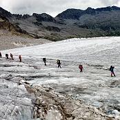 1995 - Escursionisti uoeini udinesi sul ghiacciaio dell'Adamello