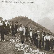 verso la vetta del m. tesoro mt. 1400