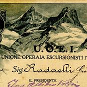 TESSERA U.O.E.I. DEL 1920