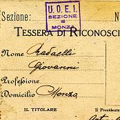 RETRO TESSERA  n.b. unire in una solo foto