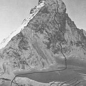 1965 TRACCIATO DELLA VIA NUOVA AL CERVINO