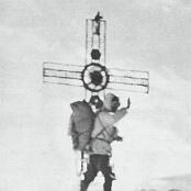 ORE 15.00 DEL 22/2/1965 WALTER BONATTI IN VETTA AL CERVINO DOPO AVER VINTO LA PARETE NORD IN SOLITARIA INVERNALE