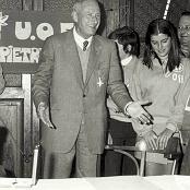 4 Dicembre 1971 - Tre Presidenti della Sezione di Pietrasanta: Giuseppe Martinelli (al centro), Giorgio Cecchini (dietro, sulla destra), Antonio Dalle Luche (seduto al tavolo, sulla destra)