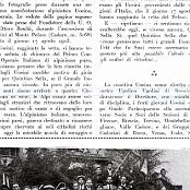 Interno della rivista mensile nazionale ufficiale della UOEI “La Vetta e la Spiaggia” , con foto di Uoeini Pietrasantini in gita