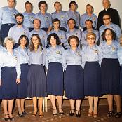 1975 - Il primo concerto del "Grop Coràl Gjviano" (Ud) diretto dal maestro compositore don Oreste Rosso